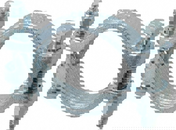 Double Bolt Clamp: Plated Iron